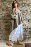 Suri Cushion Cotton Artist Smock Earth 